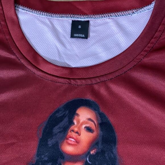 Unisex Men’s Women’s Cardi B Short Sleeve T-Shirt Size S NEW - Picture 2 of 6